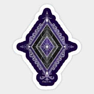 Delicate Ace of Diamonds Sticker